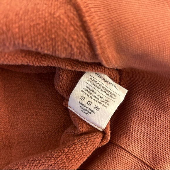 MATE the Label - Organic Fleece Oversized Sweatshirt - CINNAMON - Picture 4 of 5